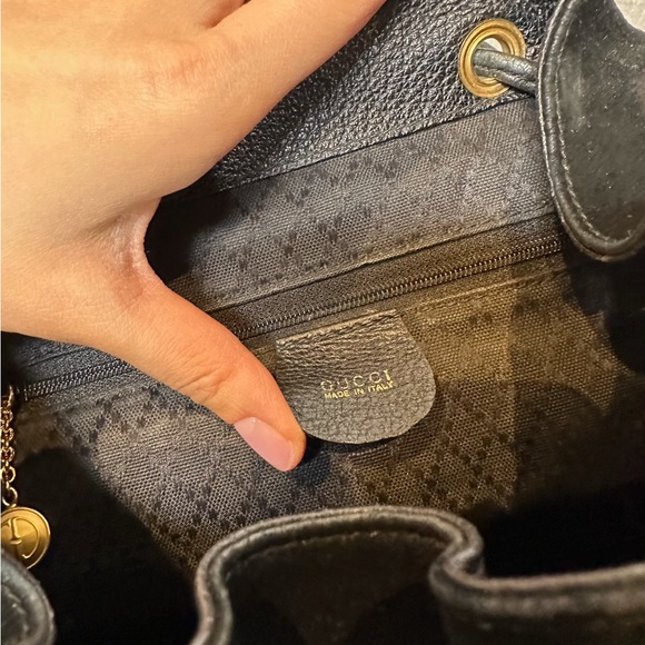 Gucci suede backpack - Picture 5 of 6